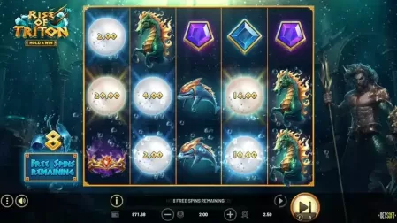 Rise of Triton slot screenshot 3