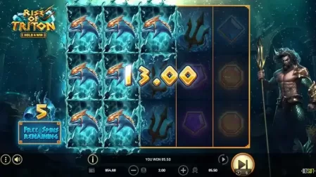 Rise of Triton slot screenshot 4