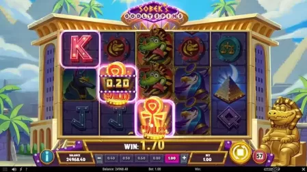 Sobek’s Godly Spins slot screenshot 3