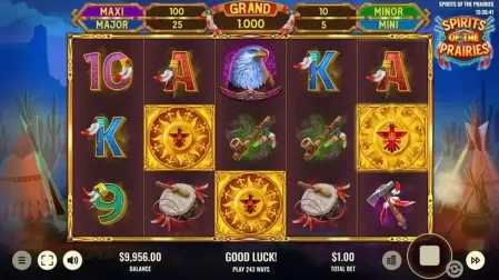 Spirits of the Prairies slot screenshot 2