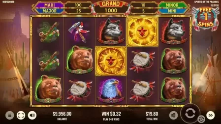 Spirits of the Prairies slot screenshot 5