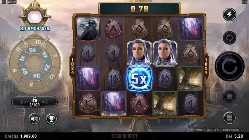 Thunderstruck Stormchaser slot screenshot 2
