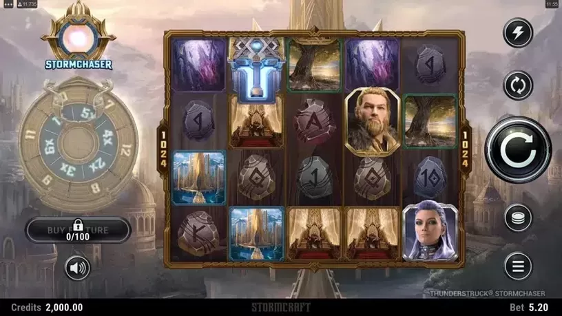 Thunderstruck Stormchaser slot screenshot 1