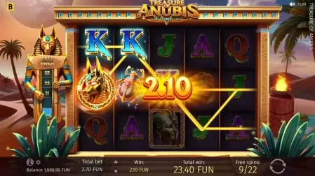 Treasure of Anubis slot screenshot 5
