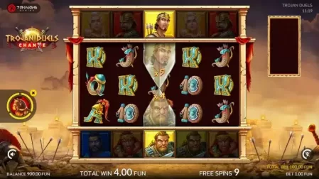 Trojan Duels slot screenshot 4