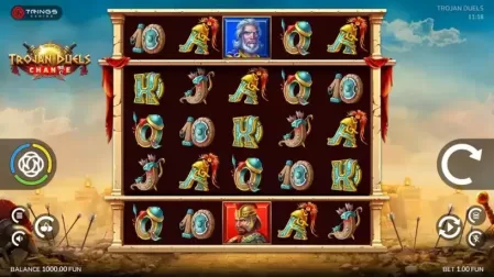 Trojan Duels slot screenshot 1