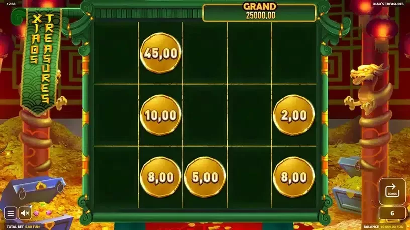 Xiao's Treasures slot screenshot 2
