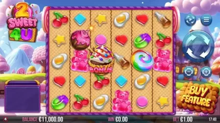 2 Sweet 4 U slot screenshot 1