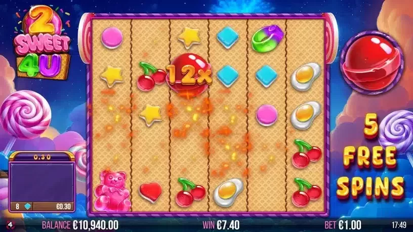 2 Sweet 4 U slot screenshot 5