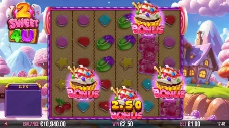 2 Sweet 4 U slot screenshot 2