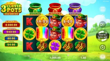 3 Clover Pots slot screenshot 1
