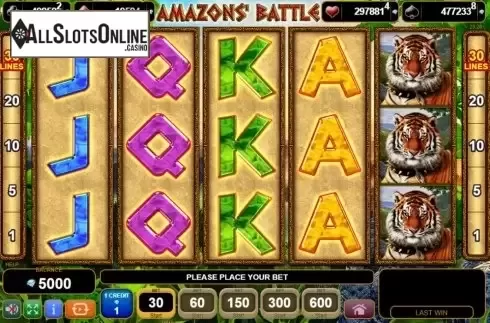Reel Screen. 50 Amazons' Battle from EGT