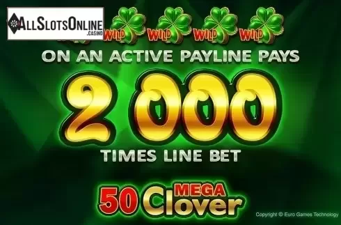 Info. 50 Mega Clover from EGT