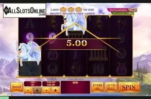 Wild win screen. Age of the Gods: Ruler of the Sky from Playtech Origins