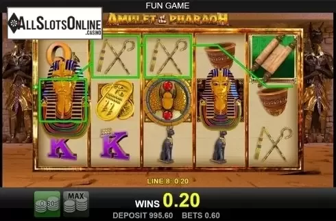 Win screen 2. Amulet of the Pharaoh from edict