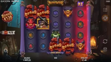 Beastwood slot screenshot 3
