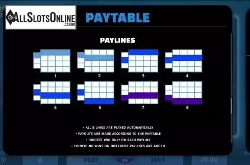 PayLines Screen
