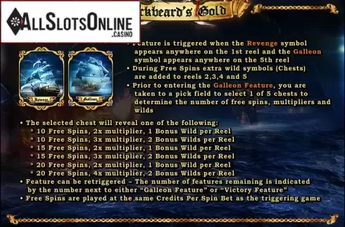 Screen5. Blackbeard's Gold from Amaya
