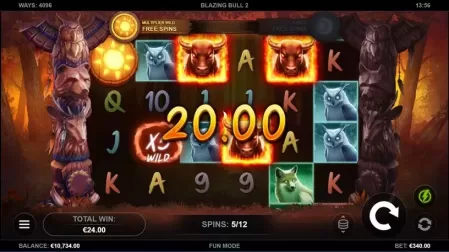 Blazing Bull 2 slot screenshot 8
