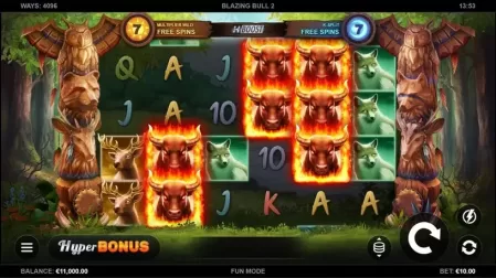 Blazing Bull 2 slot screenshot 1