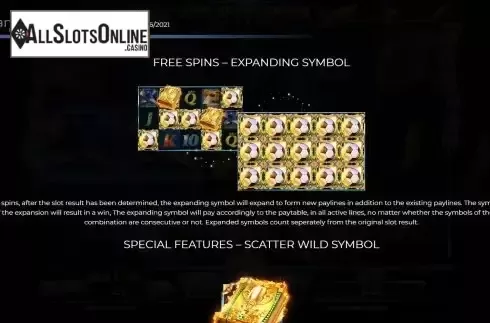 Expanding feature screen