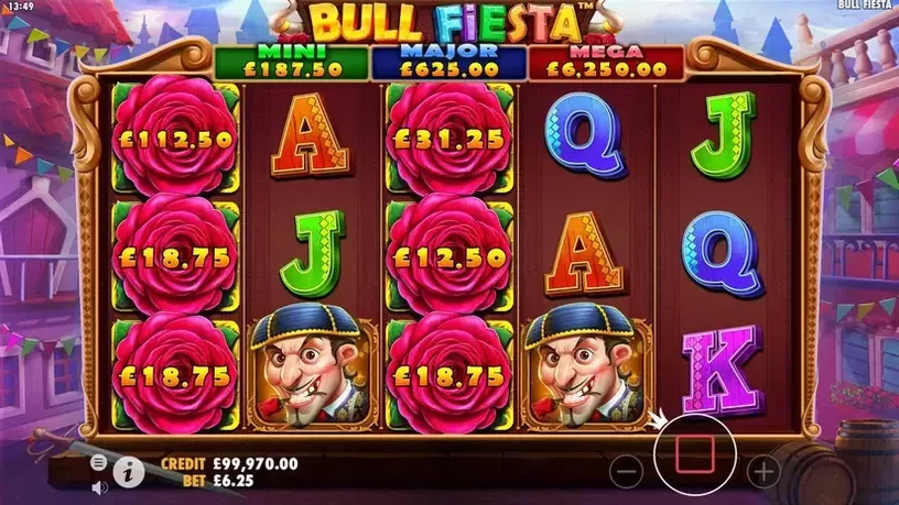 Bull Fiesta slot screenshot 3