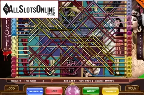 Screen4. Burlesque (40) from Portomaso Gaming