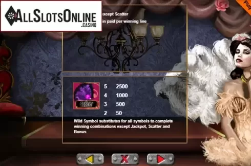 Screen5. Burlesque (40) from Portomaso Gaming