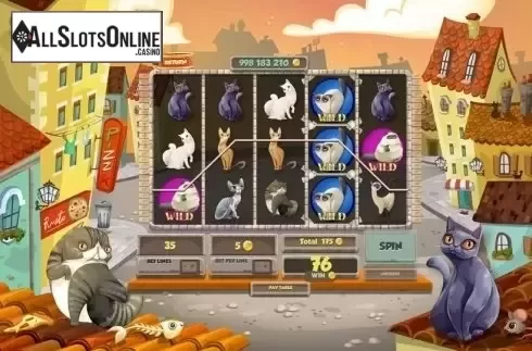 Win Screen. Cat's Dreams from Red Rake