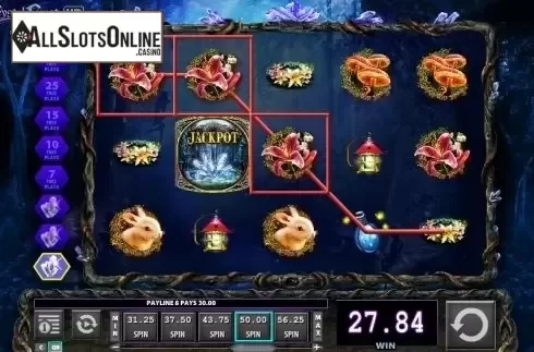 Win screen. Crystal Forest HD from WMS