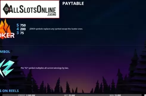 Feature screen 1. Crystal Sky from Capecod Gaming