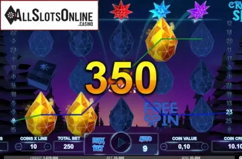 Win screen 1. Crystal Sky from Capecod Gaming