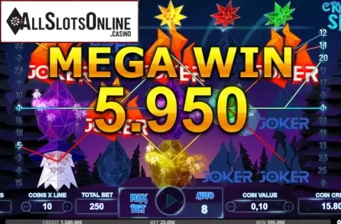 Win screen 2. Crystal Sky from Capecod Gaming