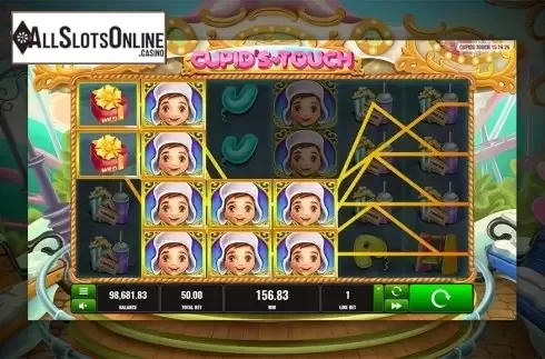 Paytable 3. Cupid's Touch from Playreels