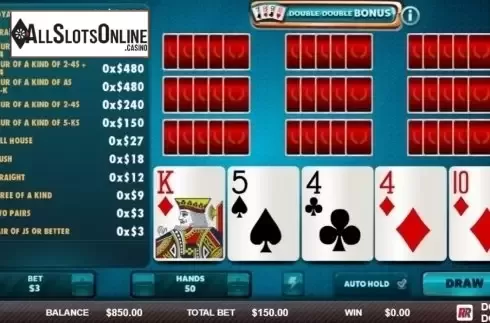 Game Screen 1. Double Double Bonus (Red Rake) from Red Rake
