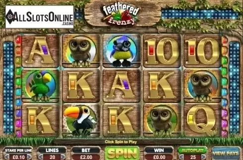 Reels. Feathered Frenzy Slot from Big Time Gaming
