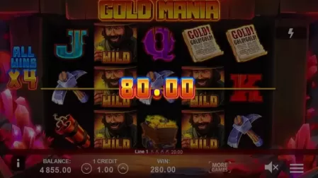 Gold Mania slot screenshot 5