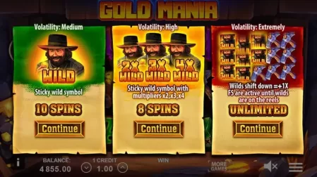 Gold Mania slot screenshot 3