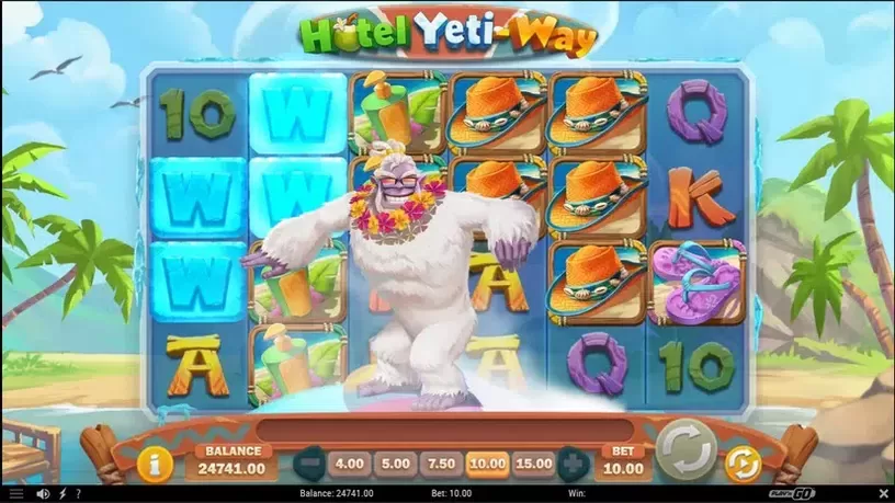 Hotel Yeti-Way slot screenshot 4