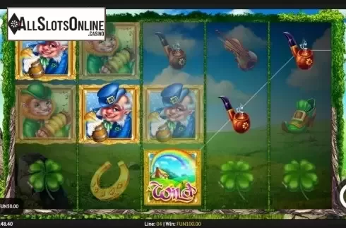 Win screen. Irish Love from 1X2gaming