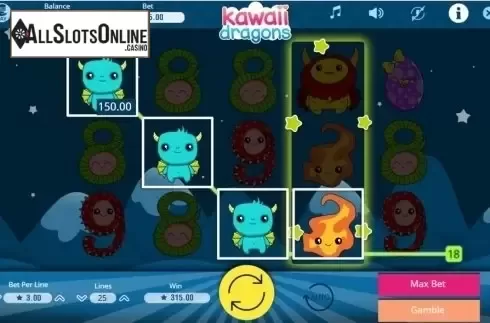 Screen5. Kawaii Dragons from Booming Games