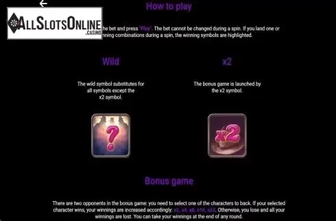 Wild Symbol, Bonus Game