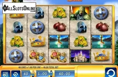 Reels screen. Lancelot from WMS