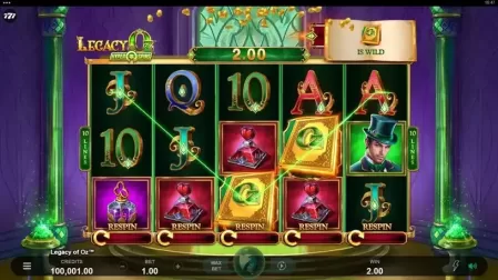 Legacy of Oz slot screenshot 2