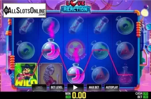 Win screen. Love Reaction from World Match