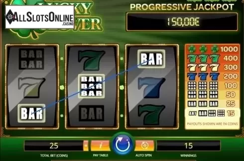Win Screen . Lucky Clover (New) iSoftBet from iSoftBet