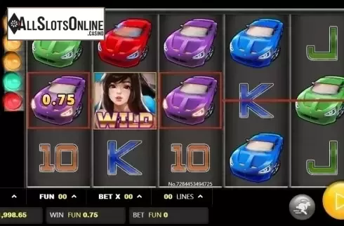 Wild Win screen. Lucky Racing from JDB168