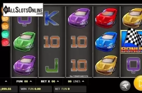 Reel screen. Lucky Racing from JDB168