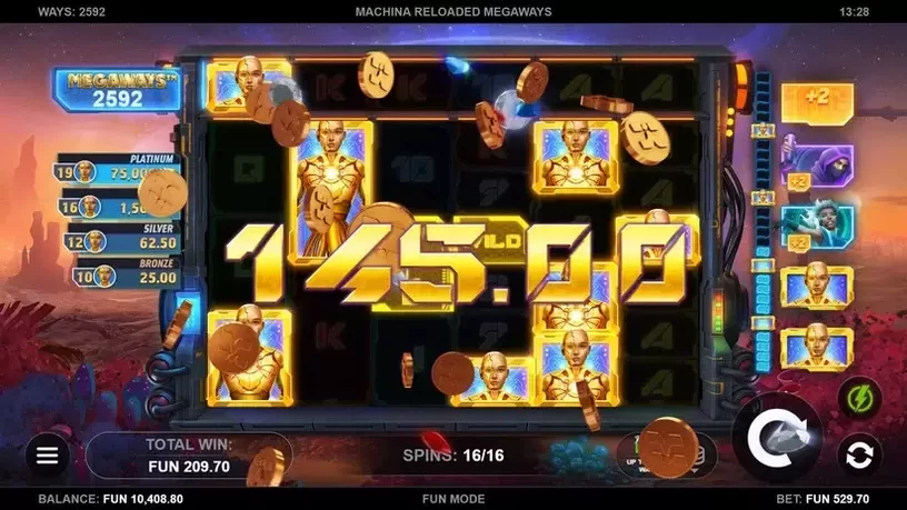 Machina Reloaded Megaways slot screenshot 7