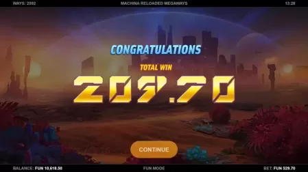 Machina Reloaded Megaways slot screenshot 8